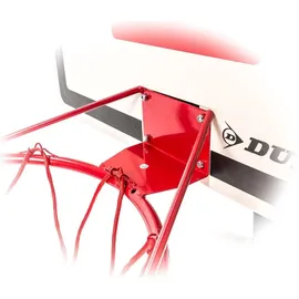 Dunlop Basketballkorb Set – Basketball Korb Höhenverstellbar: 165 - 205 cm – Basketballkörbe mit Basketballständer, Ball und Pumpe – Basketballkorb Outdoor mit Füllbarer Fussstand - Schwarz