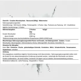 Ostrovit Creatin Wassermelone Pulver 500 g