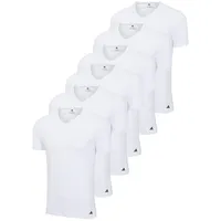 adidas V-Neck Shirt weiß XL