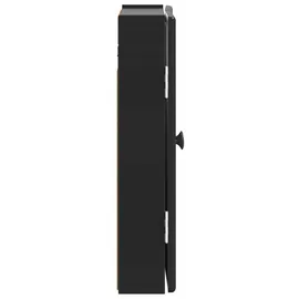 vidaXL Dartboard Schrank BREDA Schwarz 52,5 x 10,5 x 53,5 cm