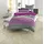 H.I.S. Majoran Polycotton recycelt beere 135 x 200 cm + 80 x 80 cm