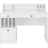 Home Affaire Schreibtisch »Licia, Computertisch«, im Landhausstil, Breite 120cm, weiß