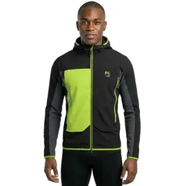 Karpos Pizzo Bianco Gore-tex Windstopper® Jacke - Black / Woodland Gray / Acid Lime - M