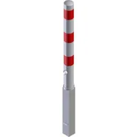 Schake Absperrpfosten Typ 489FB, herausnehmbar, Ø 89mm + Dreikantverschluß,
