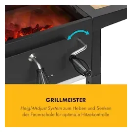 Klarstein Meat Machine Holzkohlegrill schwarz