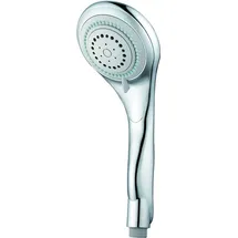 Schütte EISL Handbrause BIOLUX 5-fach verstellbar 1/2" Antikalksystem Chrom Duschbrause Brausekopf