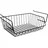 MSV Hängekorb aus Metall 40 x 27 x 14 cm schwarz