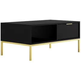 raumhirsch furniture Couchtisch Austin Schwarz Gold 60 x 45 x 100 cm