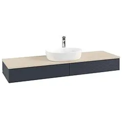Villeroy & Boch Antao Waschtischunterschrank 1600x190x500mm K14153HG mit Struktur FK/AP: HG/3