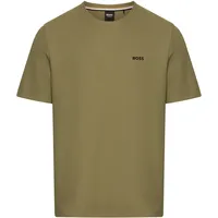Boss Herren, T-Shirt, Waffeloptik - Waffle T-Shirt, Logo, Rundhals,