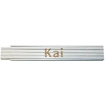 Heka Zollstock Kai 2 m, weiß