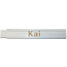 Heka Zollstock Kai 2 m, weiß