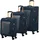 American Tourister Aktivus Koffer-Set 3-tlg. blau/orange