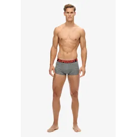 Superdry Herren 3er Pack Boxershorts Marke orange, grau, schwarz, L