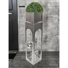 deluke OSCAR 110 x 30 x 30 cm Silber