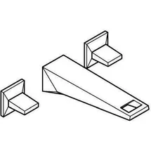 Grohe Allure Brilliant 3-Loch-Waschtischbatterie Hard Graphite