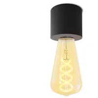 SSC-LUXon Deckenleuchte NAMBI schwarz mit Vintage E27 Filament Edison