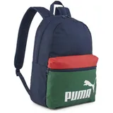 Puma Phase Backpack 22L Club Navy-Vine-For All Time Red dunkelblau - Dunkelblau