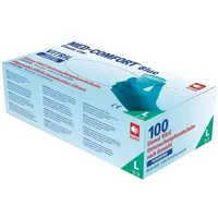 AMPri Med Comfort Blue Vitril Gr.M blau Vinyl-Nitril Gem. 100 St./Box
