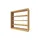 VCM Osado Wandregal 40 x 40 x 10 cm Buche