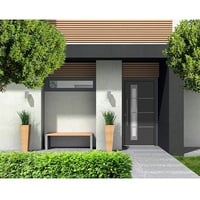 Splendoor Haustür Thermodoor PLUS SP50A  (110 x 210 cm, DIN Anschlag: Links, Anthrazitgrau Feinstruktur)