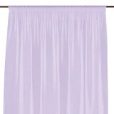 AmeliaHome Gardine 140x270 cm 1 St. Vorhang halbtransparent Kräuselband Violett Lunare