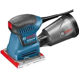 Bosch GSS 140-1 A ohne Akku + Staubbox inkl. Microfilter, 2x Schleifblatt, 1x Schleifplatte, Lochwerkzeug