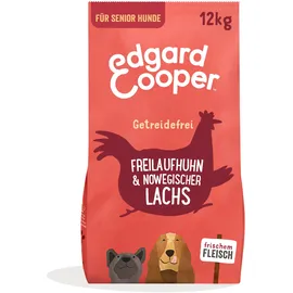 Edgard & Cooper Edgard&Cooper Senior Freilauf-Huhn und Lachs Hundetrockenfutter 12 Kilogramm