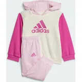 Adidas Essentials Colorblock Kids Jogginganzug Gr. 86 - Orange,Rosa,Weiß / 92