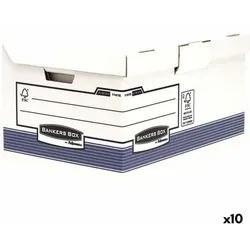 Datei-Box Fellowes Maxi Blau Weiß 31 x 39 x 56 cm 10 Stück