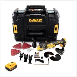 DeWalt DeWalt, DCS 355 NT Akku Oszillierer 18V Brushless + 1x Akku 4,0Ah + TSTAK + 29 tlg. Zubehör - ohne Lader