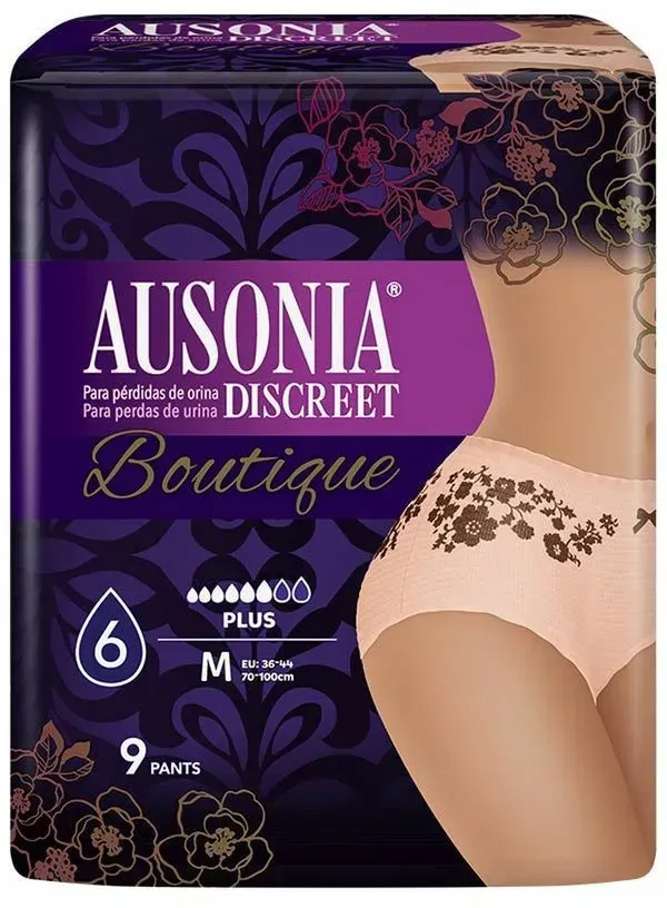 Inkontinenzeinlagen Ausonia Discreet Boutique M (9 uds)