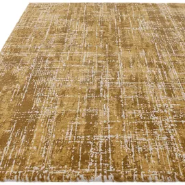 KADIMA DESIGN Teppich TIBER-Rom, abstrakt, Senfgelb, 160 x 230 cm