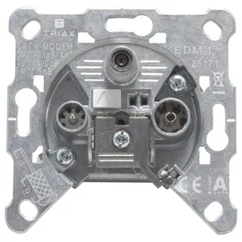 TRIAX EDM 1 Antennendose Data, UKW, TV Unterputz Enddose