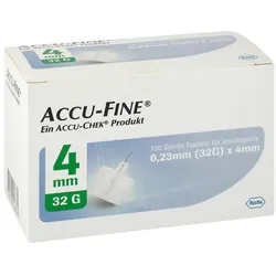 Accu Fine sterile Nadeln für Insulinpens 4 mm 32 G