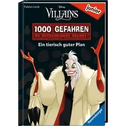 RAVENSBURGER49698 1000 Gefahren junior - Disney Villains: Ein tierisch guter Plan