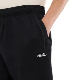 Ellesse Herren Sweatshort - ZANICA RELAXED SHORT, Loungewear, Bermuda, einfarbig, Schwarz XL