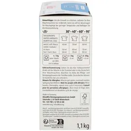 Klar Vollwaschmittel Pulver 1,1 kg 20 WL