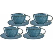 LEONARDO Cappuccinotasse 0,29 l Blau 4 St.