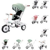 Chipolino Tricycle Futuro 2 in 1 faltbar, Becherhalter, Musik, Licht, PU-Räder, grün