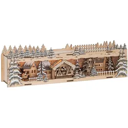 ERZGEBIRGE Erhöhung für Weihnachtsleuchter Weihnachtsmarkt