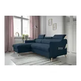 miuform Ecksofa mit Schlaffunktion Sweet Harmony ¦ blau ¦ Maße (cm): B: 228 H: 95