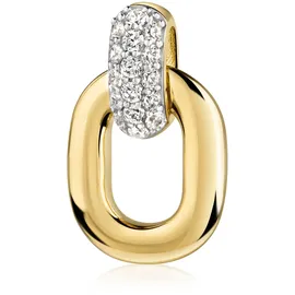 FIRETTI Kettenanhänger Schmuck Geschenk Gold 333 Halsschmuck Anhänger Drop bicolor