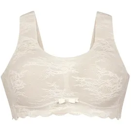 Anita (Since 1886 Damen Bralette - Essentials Lace, Bustier, bügellos, mit Schale, florale Spitze Creme S