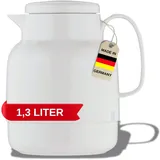 Helios Mondo Kunststoff-Isolierkanne, weiß, 1,3 Liter