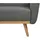 SalesFever Schlafsofa Strukturstoff 3-Sitzer Grau