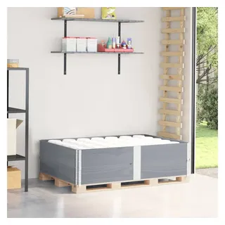 vidaXL Paletten-Aufsatzrahmen 2 Stk. Grau 150x100 cm Massivholz Kiefer