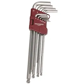 Kraftwerk XXL Kugelkopf-Innensechskant-Winkelstiftschlüssel-
