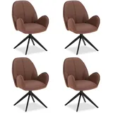 Esszimmerstühle 2 4 6 er Set Drehbar mit Armlehne Stuhl Wohnzimmer Homestyle4u