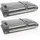 Dune Design Bankauflage 220 x 25 x 2 cm grau 2 St.